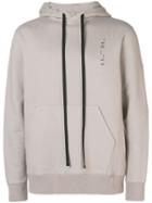 Unravel Project Drawstring Hooded Sweatshirt - Neutrals