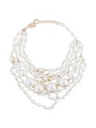Ermanno Scervino Cascading Necklace, Women's, White