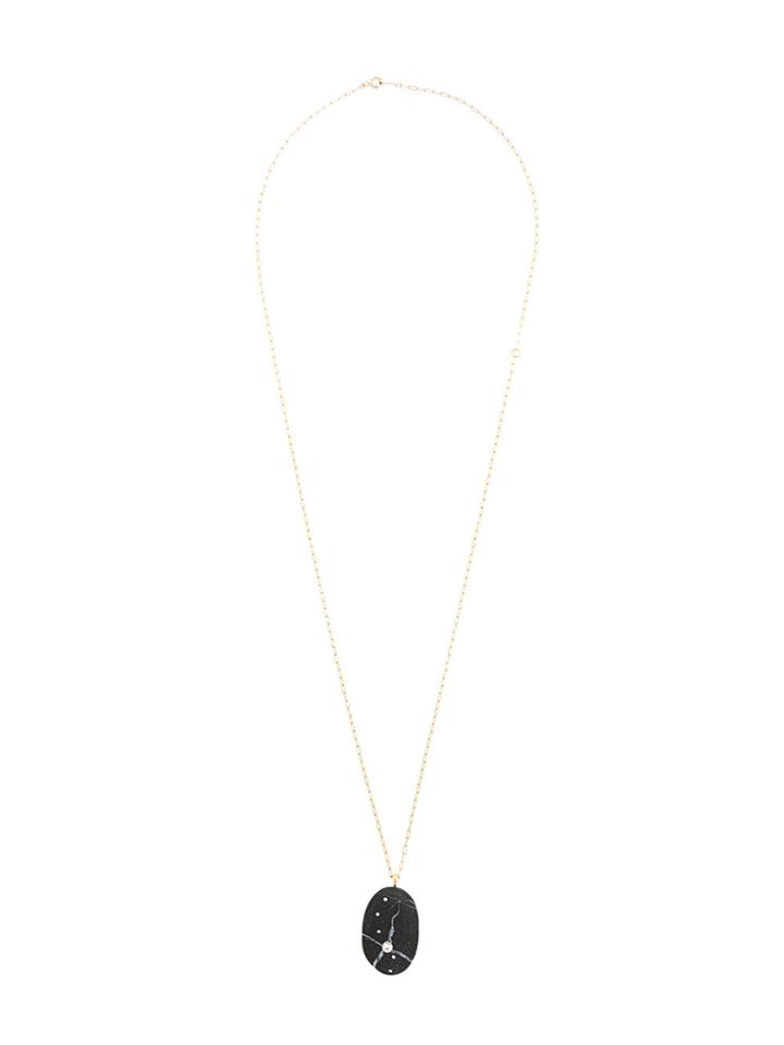 Cvc Stones Rania Diamond Pebble Necklace - Black