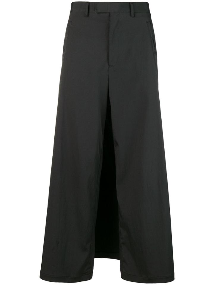 Jean Paul Gaultier Vintage Back Apron Trousers - Black