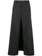 Jean Paul Gaultier Vintage Back Apron Trousers - Black