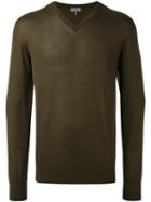 Lanvin - Long-sleeved Jumper - Men - Cashmere - Xl, Green, Cashmere