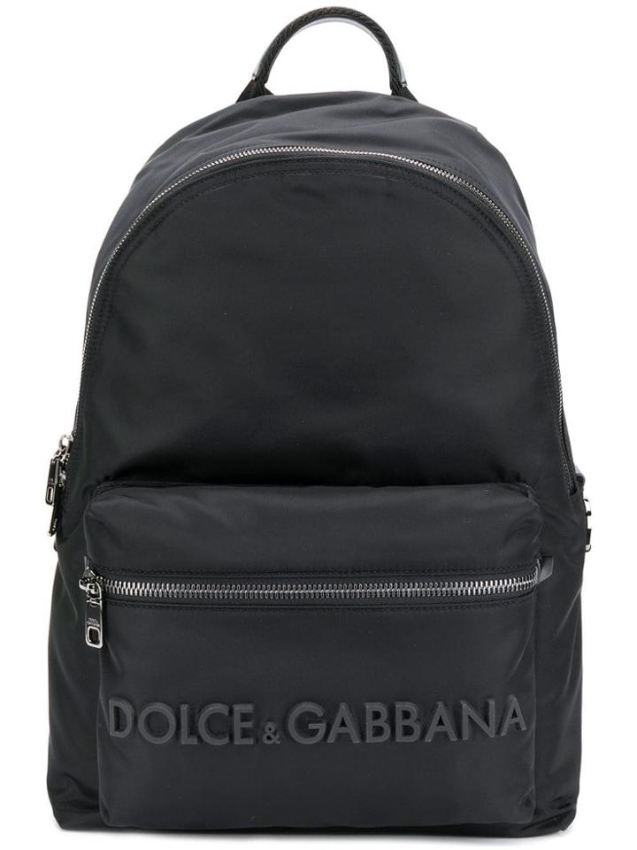 Dolce & Gabbana Logo Backpack - Black
