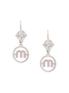 Miu Miu Micro Candy Jewels Earrings - F0zjl Steel Gray + Multicolor