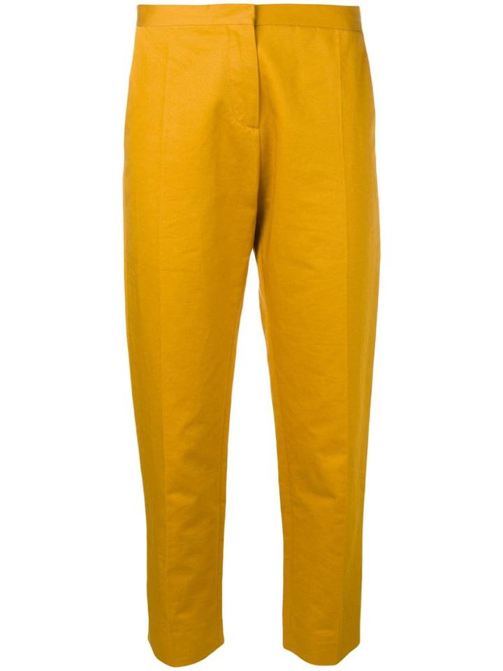 Marni Cropped Tailored Trousers - Yellow
