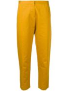 Marni Cropped Tailored Trousers - Yellow