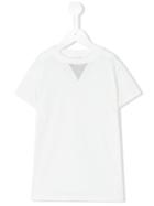 Opililai - Stripe Detail T-shirt - Kids - Cotton/polyester - 3 Yrs, White