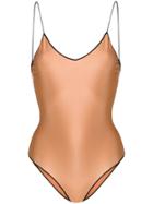 Oseree Travaille Swimsuit - Brown