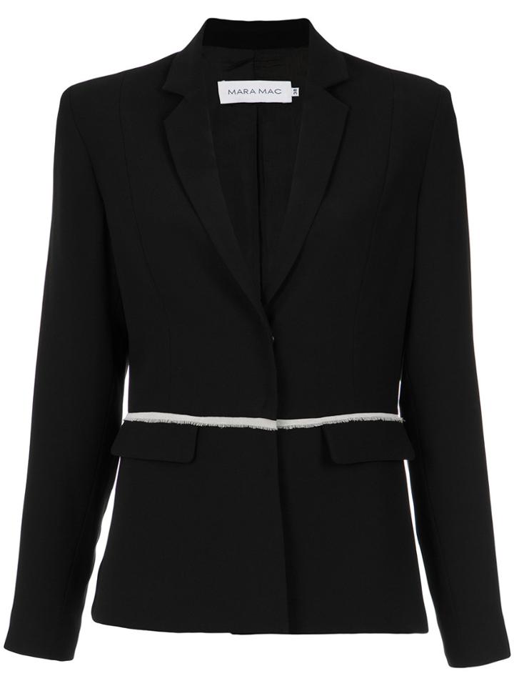 Mara Mac Contrasting Detail Blazer - Unavailable