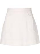P.a.r.o.s.h. Short A-line Skirt - White