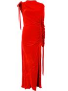 Monse Slim-fit Drawstring Dress - Red