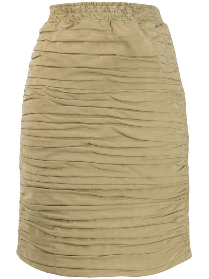 Gucci Pre-owned Pleated Skirt - Neutrals