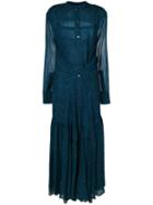 Isabel Marant Étoile - Javene Dress - Women - Viscose - 42, Blue, Viscose