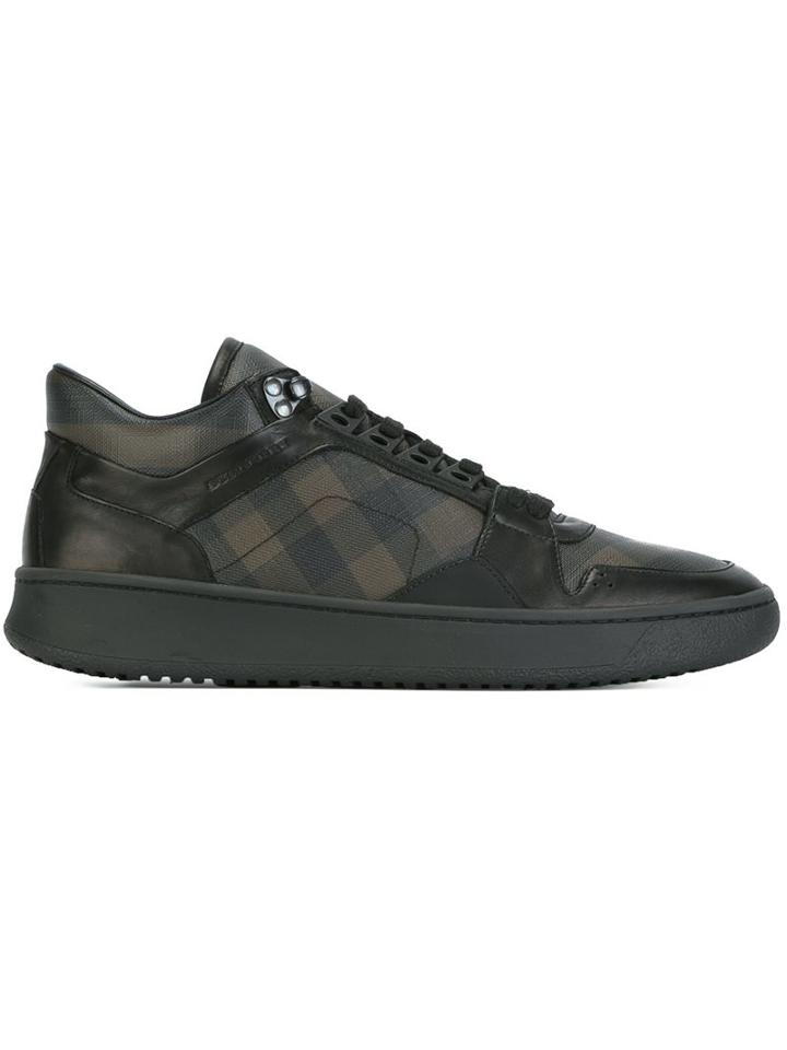 Burberry Plaid Low-top Sneakers