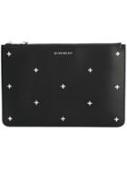 Givenchy Micro Cross Clutch, Women's, Black, Calf Leather