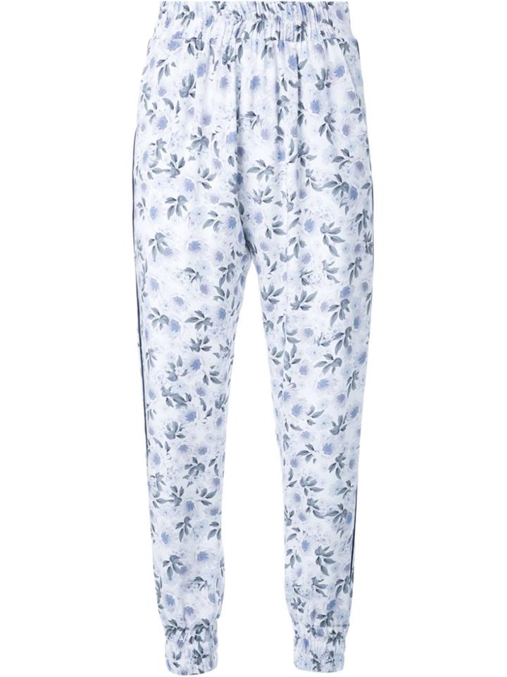 Mother Of Pearl Floral Print Trousers - White