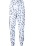 Mother Of Pearl Floral Print Trousers - White