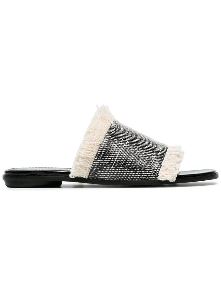 Proenza Schouler Woven Slide - Nude & Neutrals