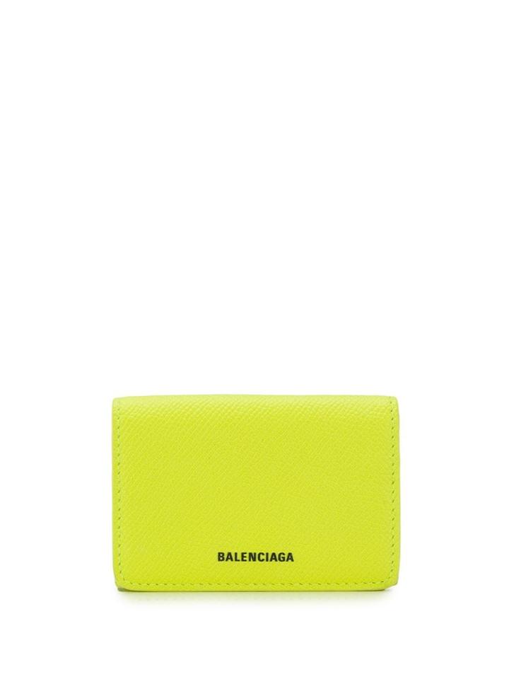 Balenciaga Ville Mini Wallet - Yellow