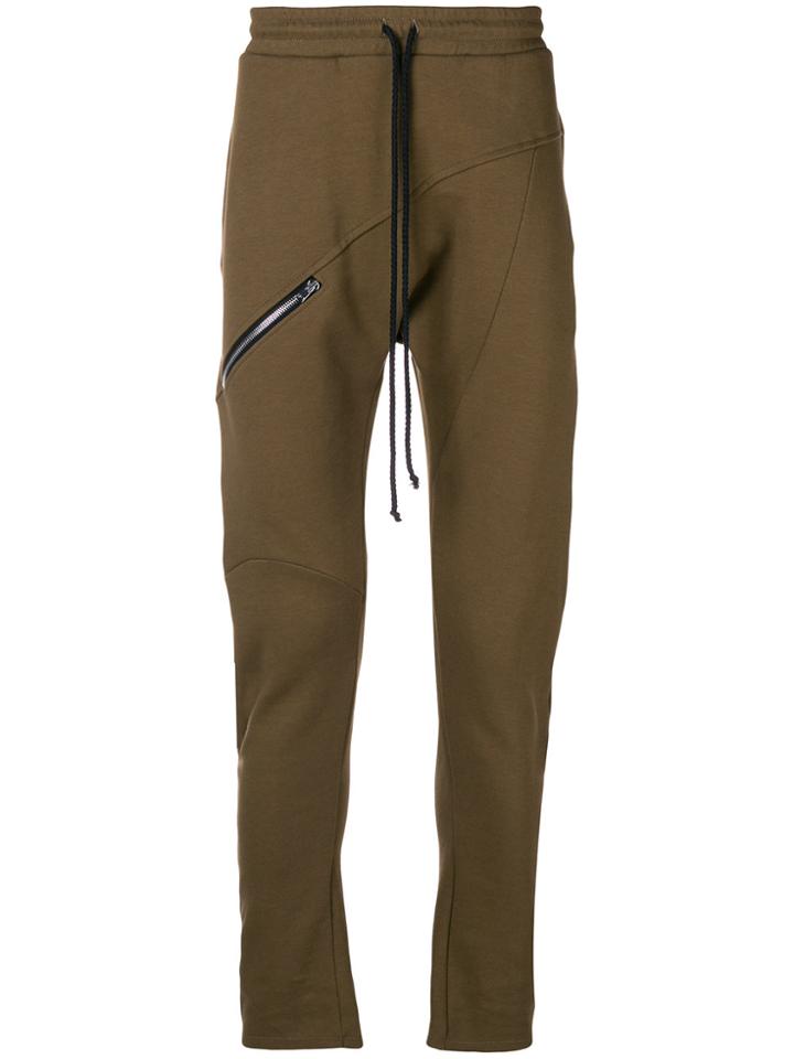 Lost & Found Rooms Slim Track Pants - Brown