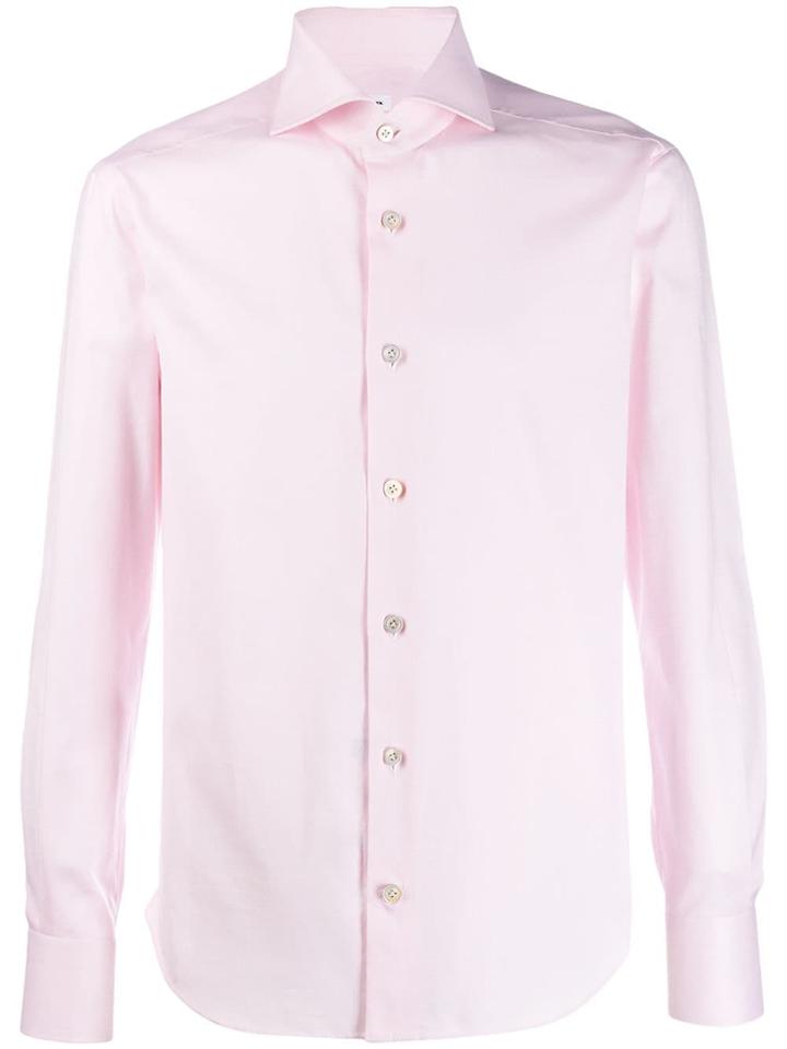 Kiton Plain Formal Shirt - Pink