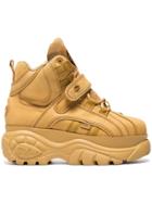 Buffalo Tan Classic Platform Sneaker Boots - Nude & Neutrals