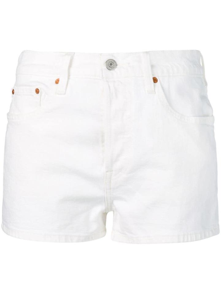 Levi's Denim Shorts - White