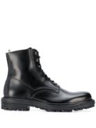 Officine Creative Ankle Lace-up Boots - Black