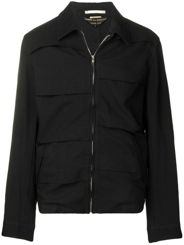 Comme Des Garçons Homme Plus Folded Zip Jacket - Black