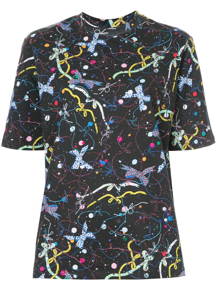 Romance Was Born Cosmos Bow T-shirt - Black
