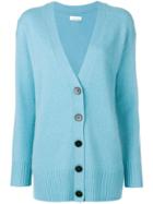 Calvin Klein Long-sleeve Fitted Cardigan - Blue