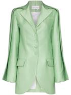 Aleksandre Akhalkatsishvili Double Sleeve Tailored Blazer - Green