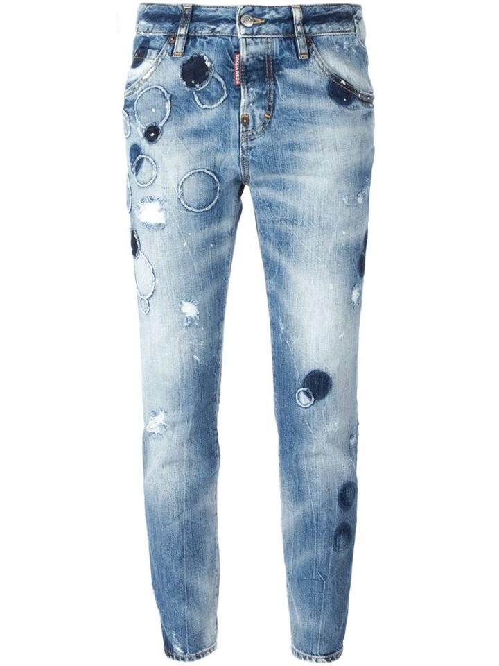 Dsquared2 Cool Girl Jeans, Size: 44, Blue, Cotton