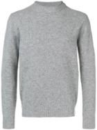 Aspesi Double Crew Neck Sweater - Grey