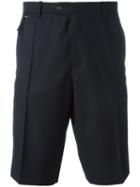 Plac Pleat Detail Shorts, Men's, Size: Xl, Blue, Cotton/polyester/rayon