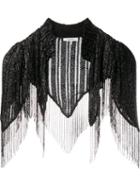 Ganni 'humphrey' Bead Embellished Cape