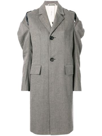 Phaedo Studios Cut-out Tailored Coat - Grey