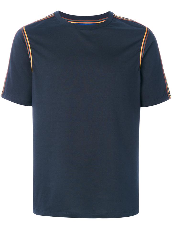 Paul Smith Rainbow Trim T-shirt - Blue