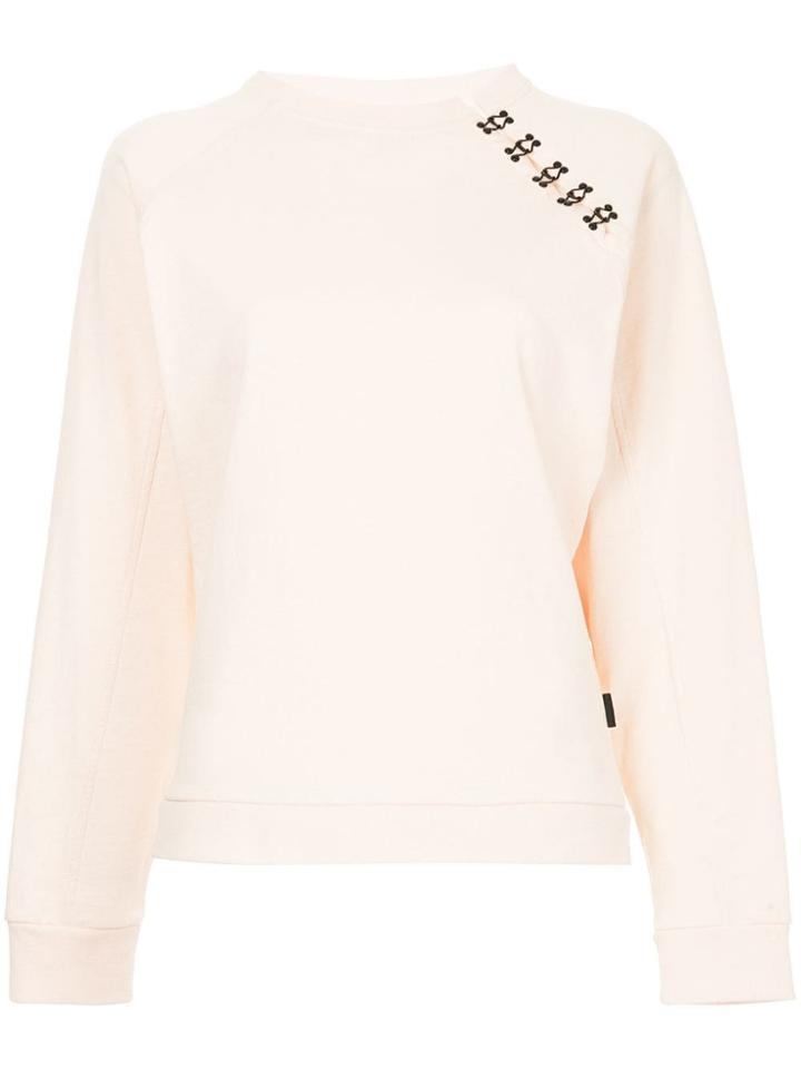 Olivier Theyskens Pinned Detail Sweatshirt - Pink