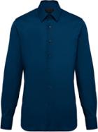 Prada Stretch Poplin Shirt - Blue