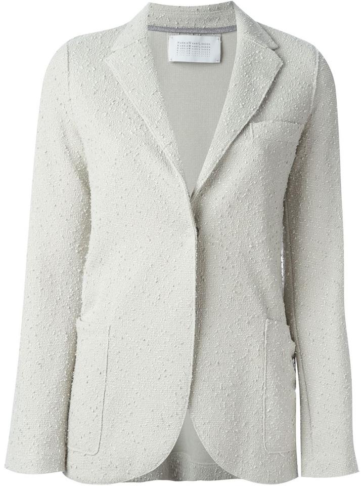 Harris Wharf London Textured Fitted Blazer