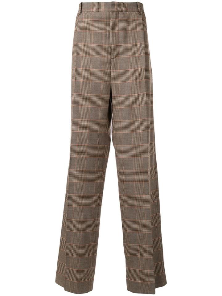 Botter Classic Check Trousers - Brown