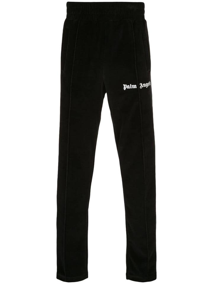 Palm Angels Chenille Track Pants - Black