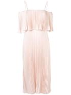 Ginger & Smart Depth Pleat Off-shoulder Dress - Neutrals
