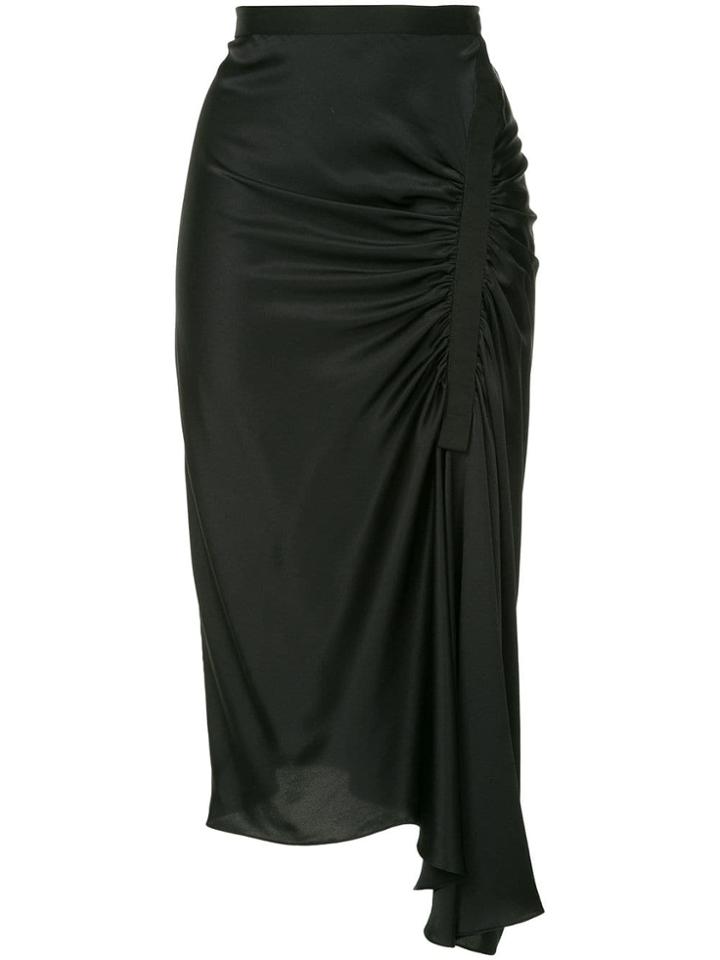 Christopher Esber Drapped Mid Skirt - Black