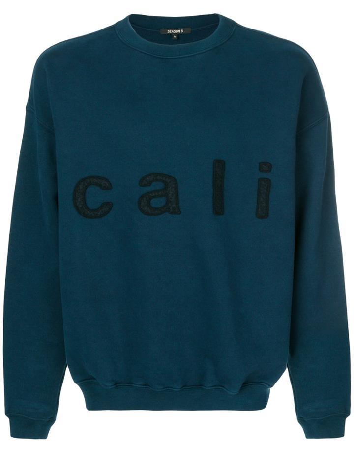 Yeezy Season 5 Cali Oversized Sweatshirt - Blue