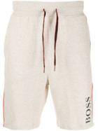 Boss Hugo Boss Side Panel Track Shorts - Neutrals