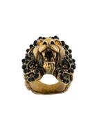 Gucci Lion Head Ring - Metallic