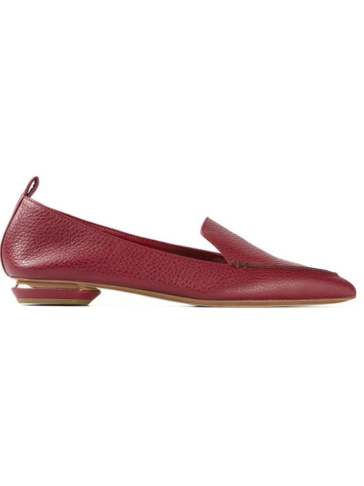 Nicholas Kirkwood Beya Loafers, Women's, Size: 39.5, Red, Leather