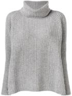 Odeeh Roll Neck Jumper - Grey